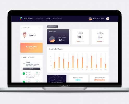 Padmore City web application